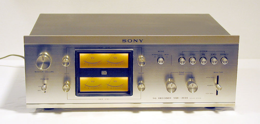 Sony SQA-200 Decoder playing SQ in Mono? | QuadraphonicQuad Home